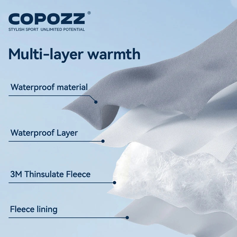 COPOZZ Cartoon Children Winter Gloves for Girls Boys Thick Waterproof Kids Ski Gloves Snowboard Riding Cycling Child Snow Gloves