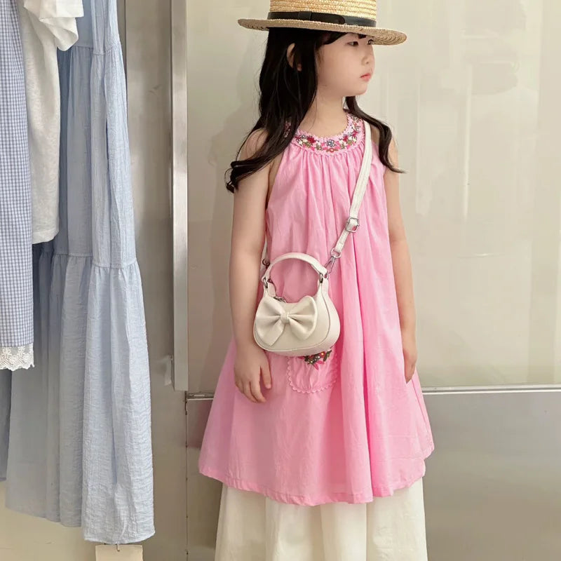 2026 New Kids Girls Cute Bowknot Handbag Fashion Crossbody Bag Detachable Strap Mini Shoulder Bag for Children Stylish Purse