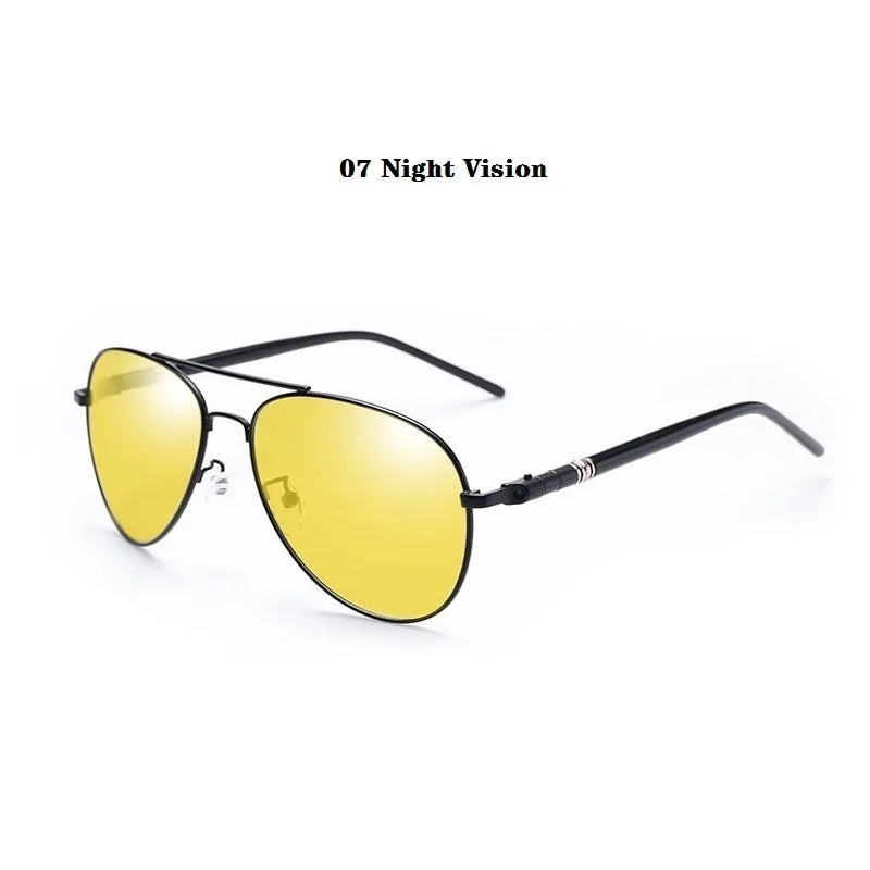 Sunglasses For Men Women Metal Frame Pilot Glasses Male Fashion Driving Sun Glasses Brand Design Eyewear Shades