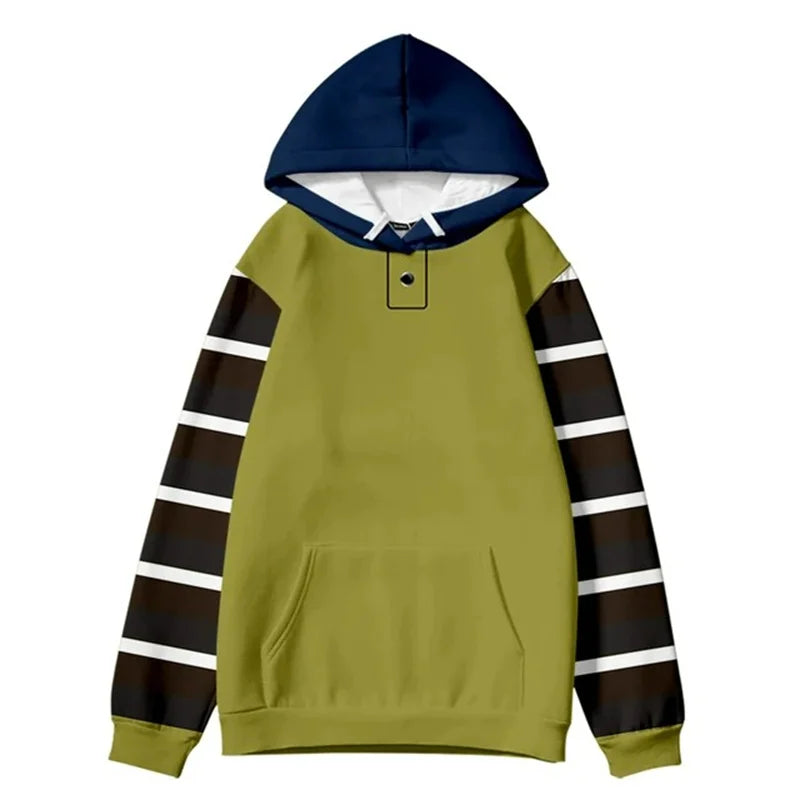 Hoodie Men Anime Creepypasta Hoodies Women Men Sweatshirt Streetwear Y2k Ticci Toby Cosplay Clothes Oversized Hooded Jacket