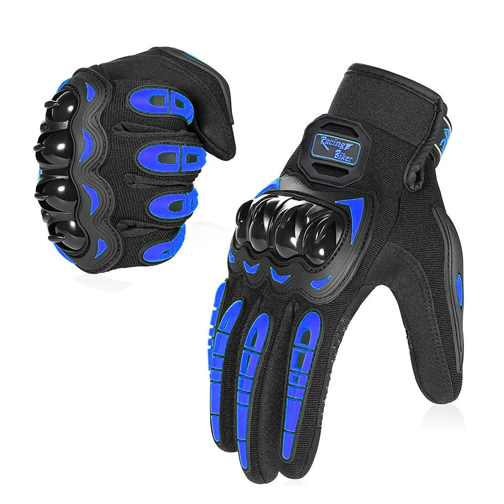 Motorcycle protect Gloves Waterproof Touch Screen Full Finger Leather Joint protection Anti-fall Moto Non-slip Riding Men Novelt