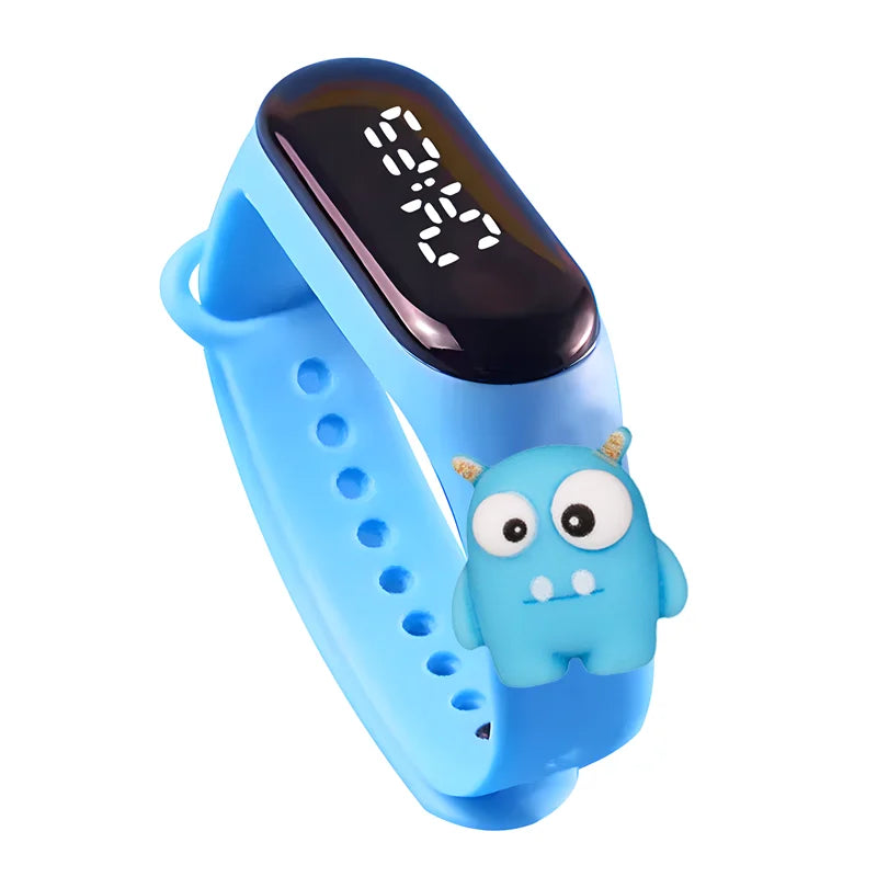 Fashion Children Watches For Boys Girls Electronic Bracelet Sports Touch LED Cartoon Doll Kids Watch Women Waterproof Clock