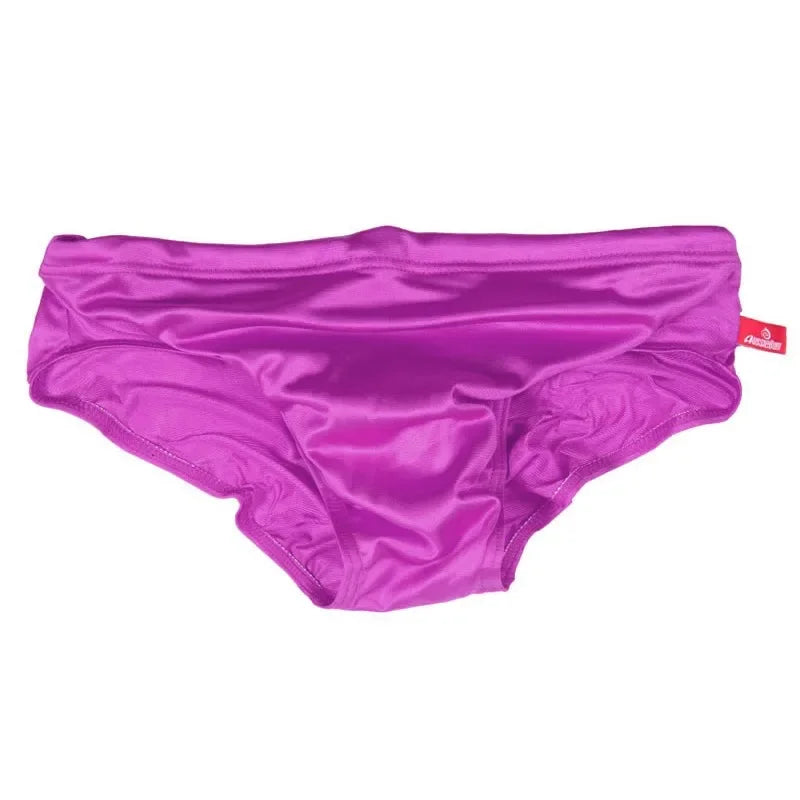 Summer Swimwear Men Solid Swimsuit Boy Swim Suits Beach Surfing Shorts Man Triangular Swimming Briefs