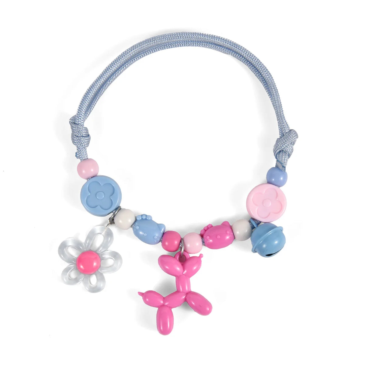 Pet Accessories Cute Balloon Dog Flower Collar Cat Dog Necklace Adjustable Fashion Pet Photo Props Decorative Pet Neckwear