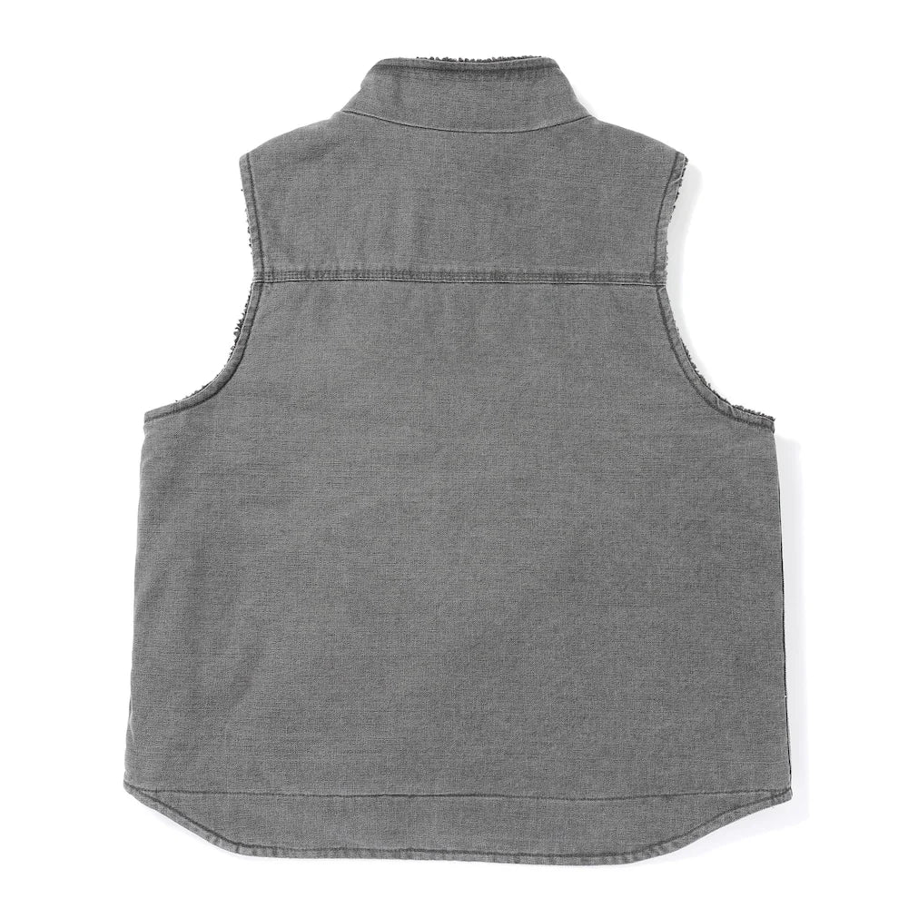 104277 gray winter running vest fishing sweater workout motorbike journalist photographer camp camera detroit Jacket for men