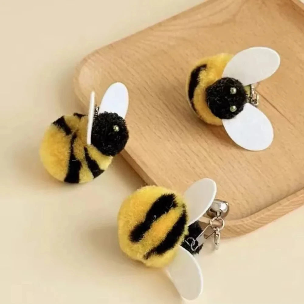 Pet Interactive Cat Toys Cute Simulation Bees Cat Teasing Sticks Interactive Toys To Relieve Boredom Cat Self Fun Pet Toys