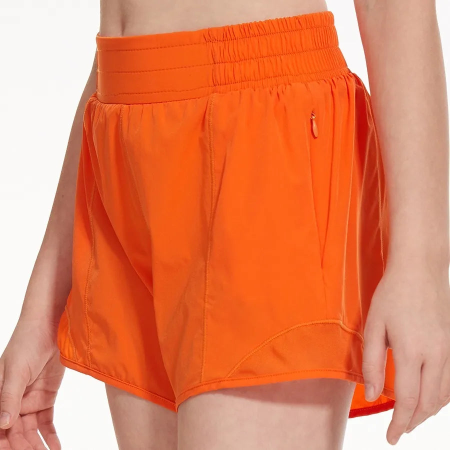 Children Shorts Light Weight Sports Shorts For Girls Breath Candy Color Baby Short Pants Kids Teen Girl Running Clothes Summer