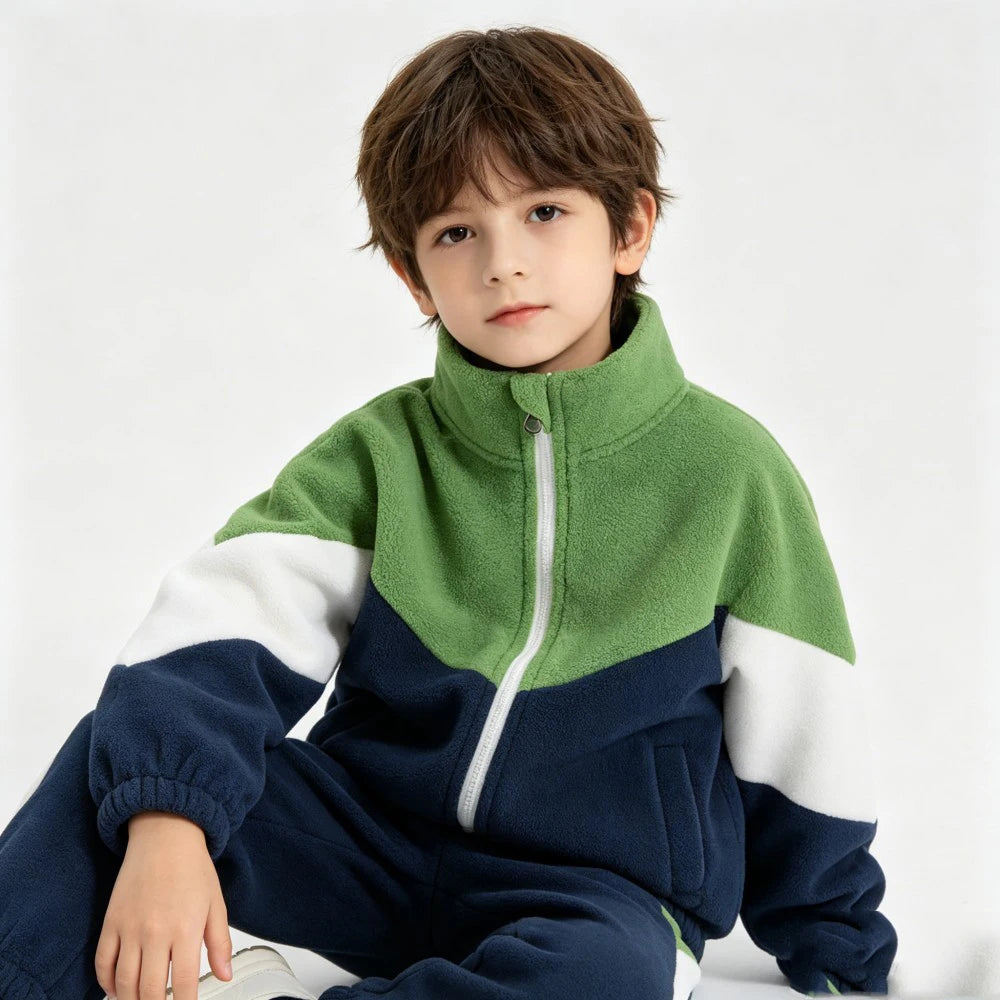 Boys Jackets for Kids 1 to 2 3 4 5 6 7 Years Winter Toddler Boy Polar Fleece Thicke Warm Outerwear Zipper Coats Children Clothes