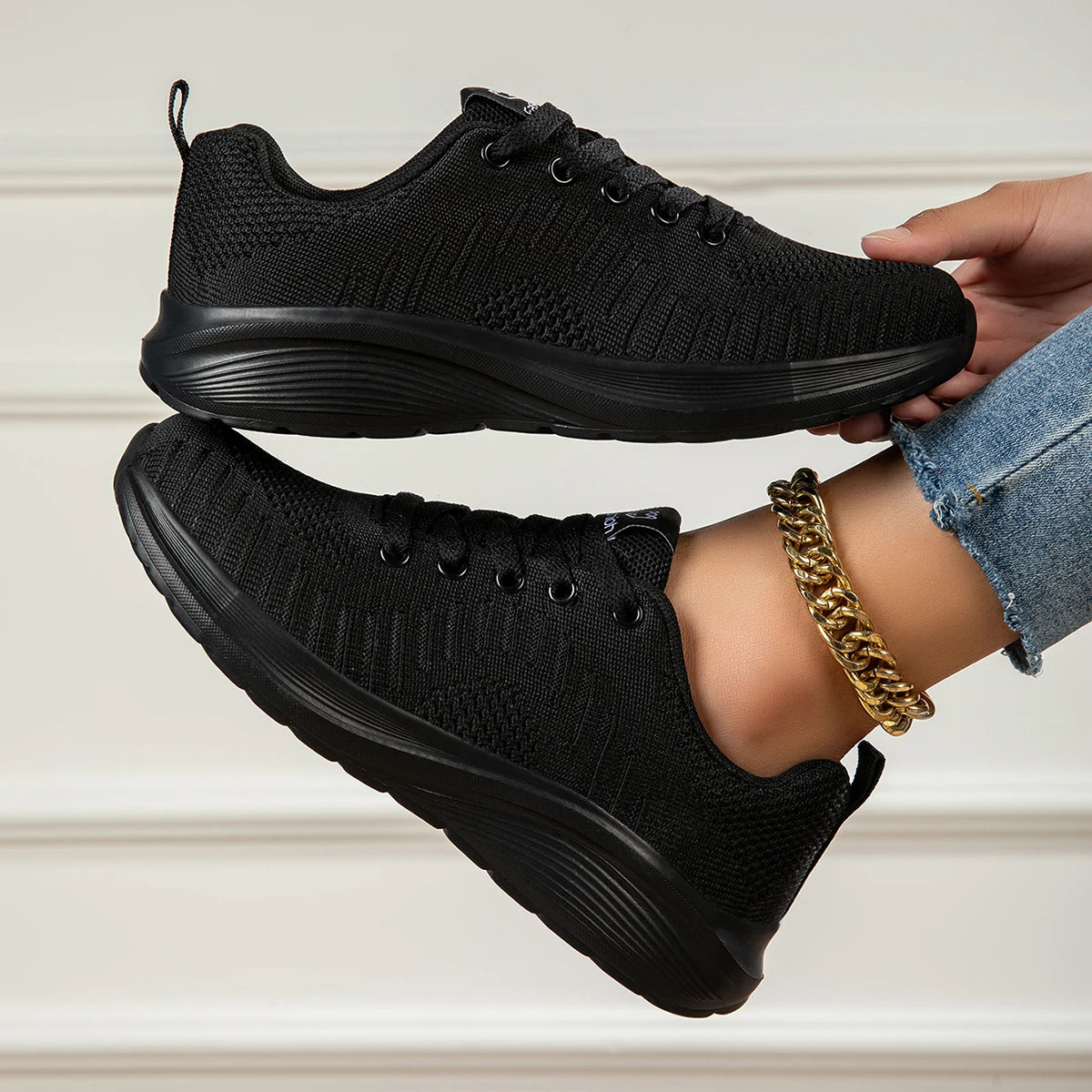 Women's Casual Sports Shoes, Breathable Running Shoes, Lightweight Travel Shoes, Student Running Shoes, Flat-Soled Single Shoes, All-Season Work Shoes, Loose and Comfortable Sports Shoes, Fashionable Running Shoes, Stylish an