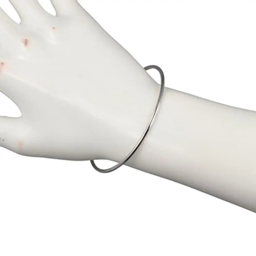Trendy Silver Plated Gifts Bracelet Mens/Womens Fashion Jewelry Adjustable Bangles