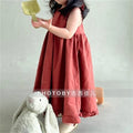 Korean Version of Baby Girl's Summer Dress New Dress Sleeveless Loose Doll Skirt Fashion and Cute Kids Dress
