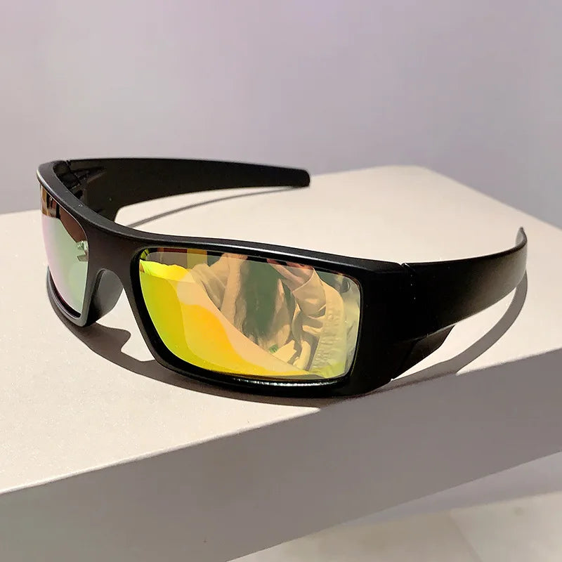 Sunglasses Cool for Women Luxury Men Outdoor Sports Sun Glasses Fashion Wrapped Round Trend Brand Design Shade Eyewear
