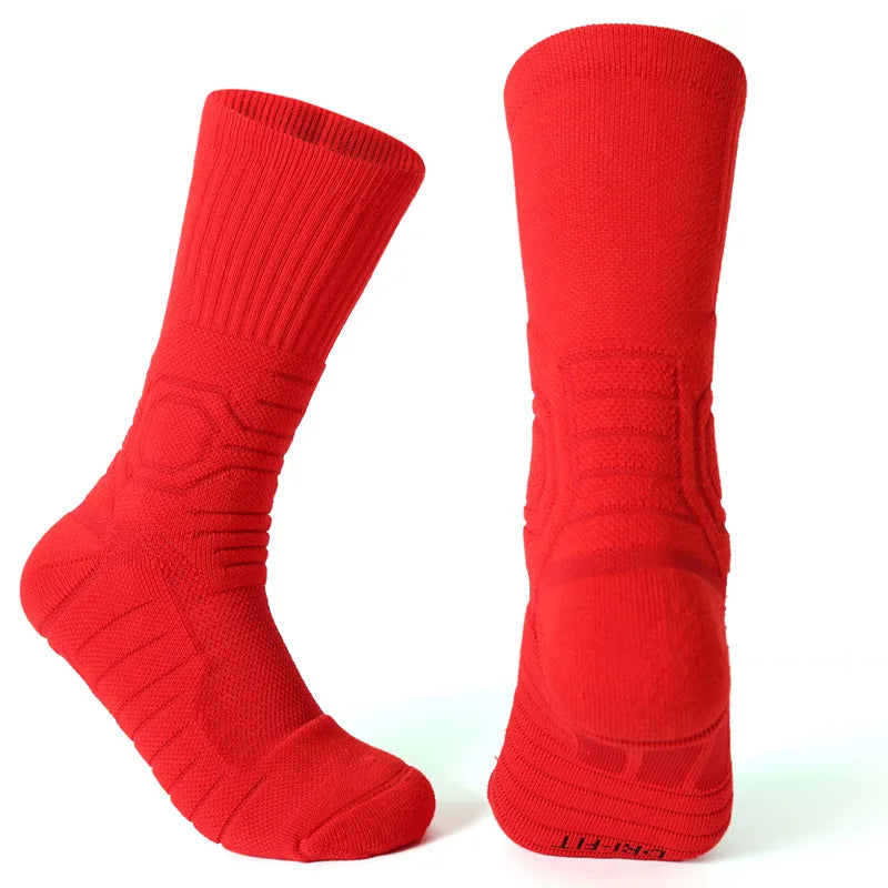 Women Professional Basketball Sock Long Tube Sports  Men Thickened High Towel Sweat-absorbent Non-slip Breathable Elite W100