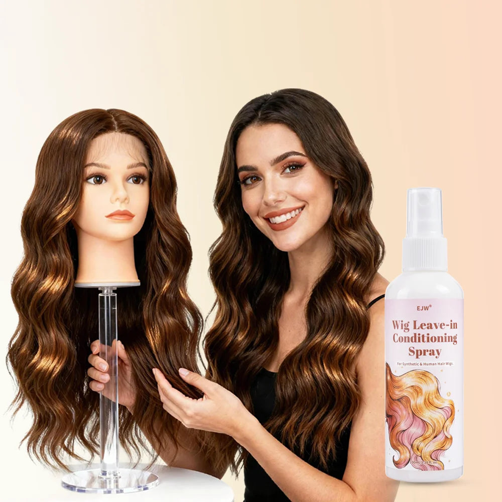 Wig Hair Care Oil Spray, Hydrates & Smooths, Anti-Frizz, Easy Combing, Extends Service Wig Life, 48H Fragrance Lock.