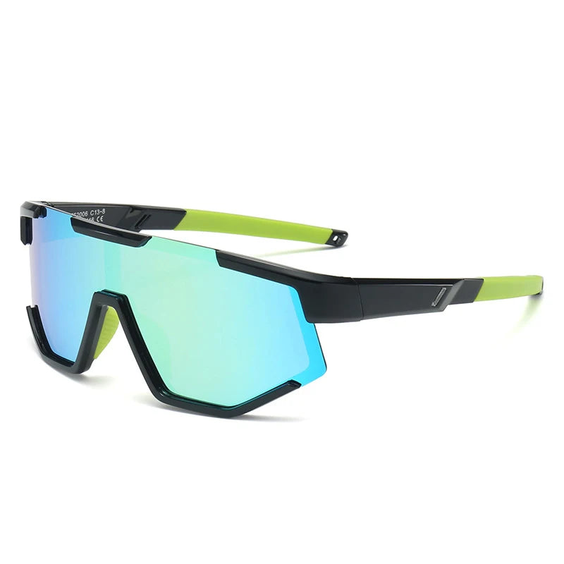 Kids Eco Silicone Sport Sunglasses, UV400 Polarized Wrap Around Sun Goggles for Boys Girls, Lightweight Anti-Impact Eyewear