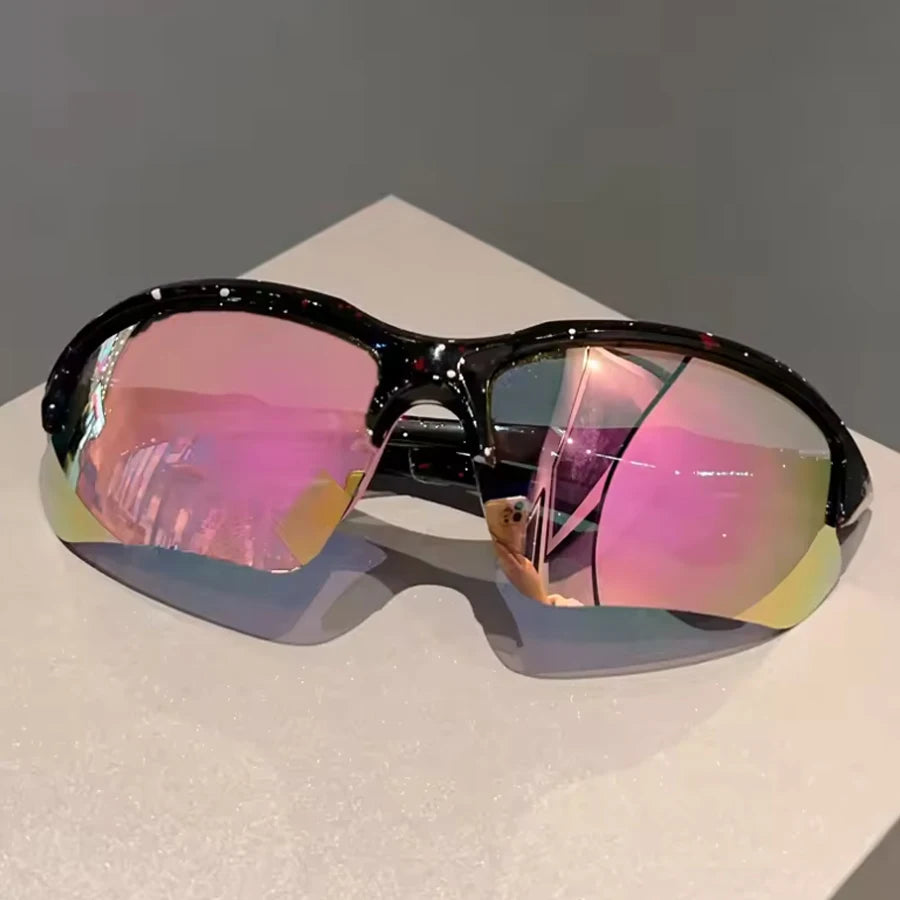 A Pair of Semi-Rimless, Trendy and Stylish Glasses for Women, Suitable for Vacations, Parties, Music Festivals, Shopping and Oth