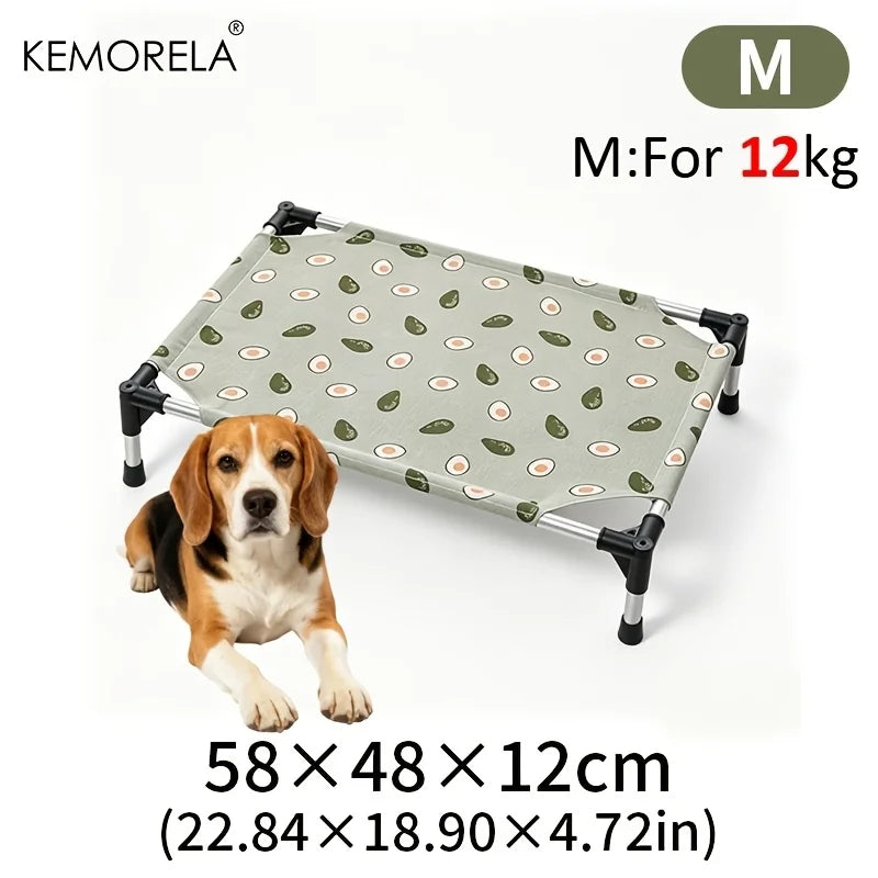 Elevated Pet Bed Breathable Pet Hammock Bed Detachable Washable Raised Cat Cot Moisture Proof Sleeping Bed for Small Dogs Kitten