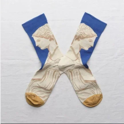Trendy and Personalized Men Socks Hip Hop Oil Painting Abstract Sock Mouth Letter Embroidery Autumn Mid Tube Socks Women носки
