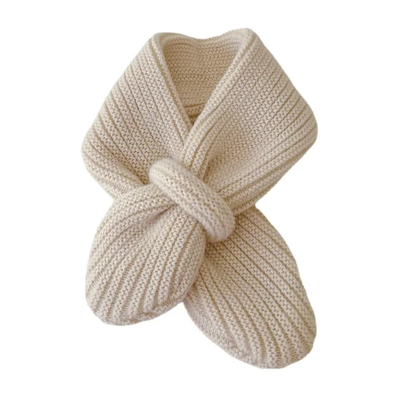 Children's Scarf 1-5 Y Winter Korean Version Warm Knitting Boys and Girls Scarfs Baby Kids Scarves Wholesale