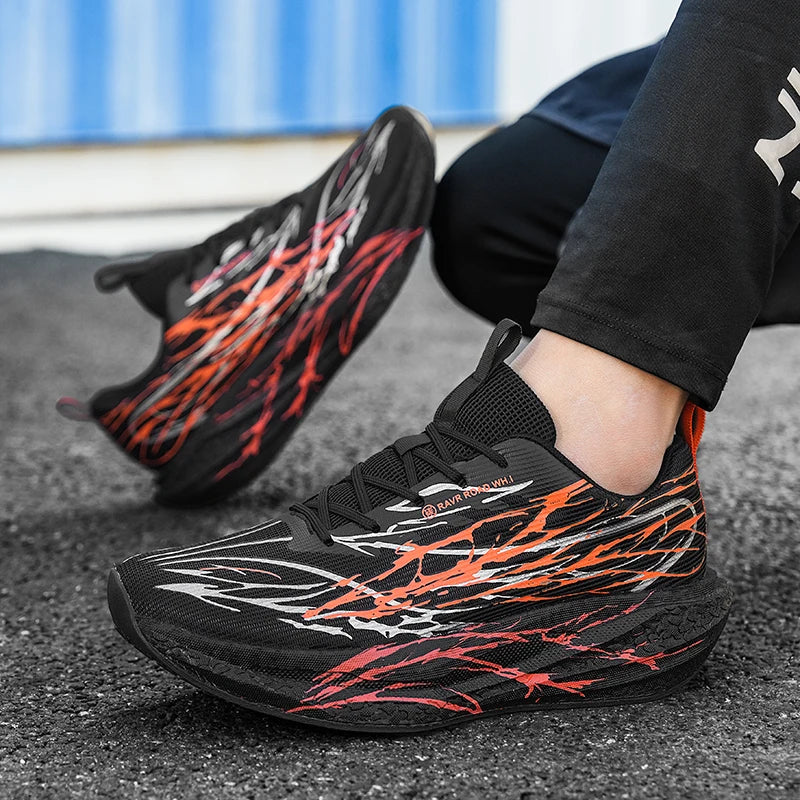 Unisex Running Shoes Women Carbon Board Speciality Marathon Shoes Men Sports Breathable Lightweight Technology Running Sneakers