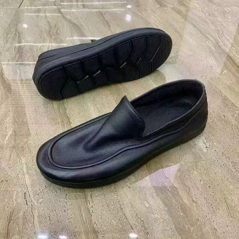 2025 Famous Designer Loafers Moccasins for Men Hot Selling Men's Dress Shoes Loafers Casual Flat Leather Shoes
