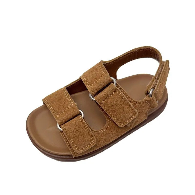 Kids Summer New Sandals Slippers Boys Girls Beach Soft Sole Toddler Non Slip Durable Cute Sandals Non Slip Breathable Children