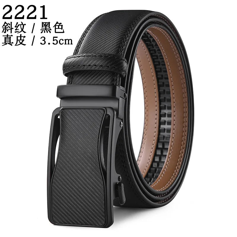 Men Belt Genuine Leather belt for men Alloy buckle ratchet belts Men Designer Belt Automatic belts