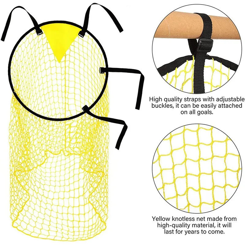 1/2pcs Soccer Training Shooting Net Equipment Football Youth Free Kick Practice Shooting Soccer Topshot Training Target Net Goal
