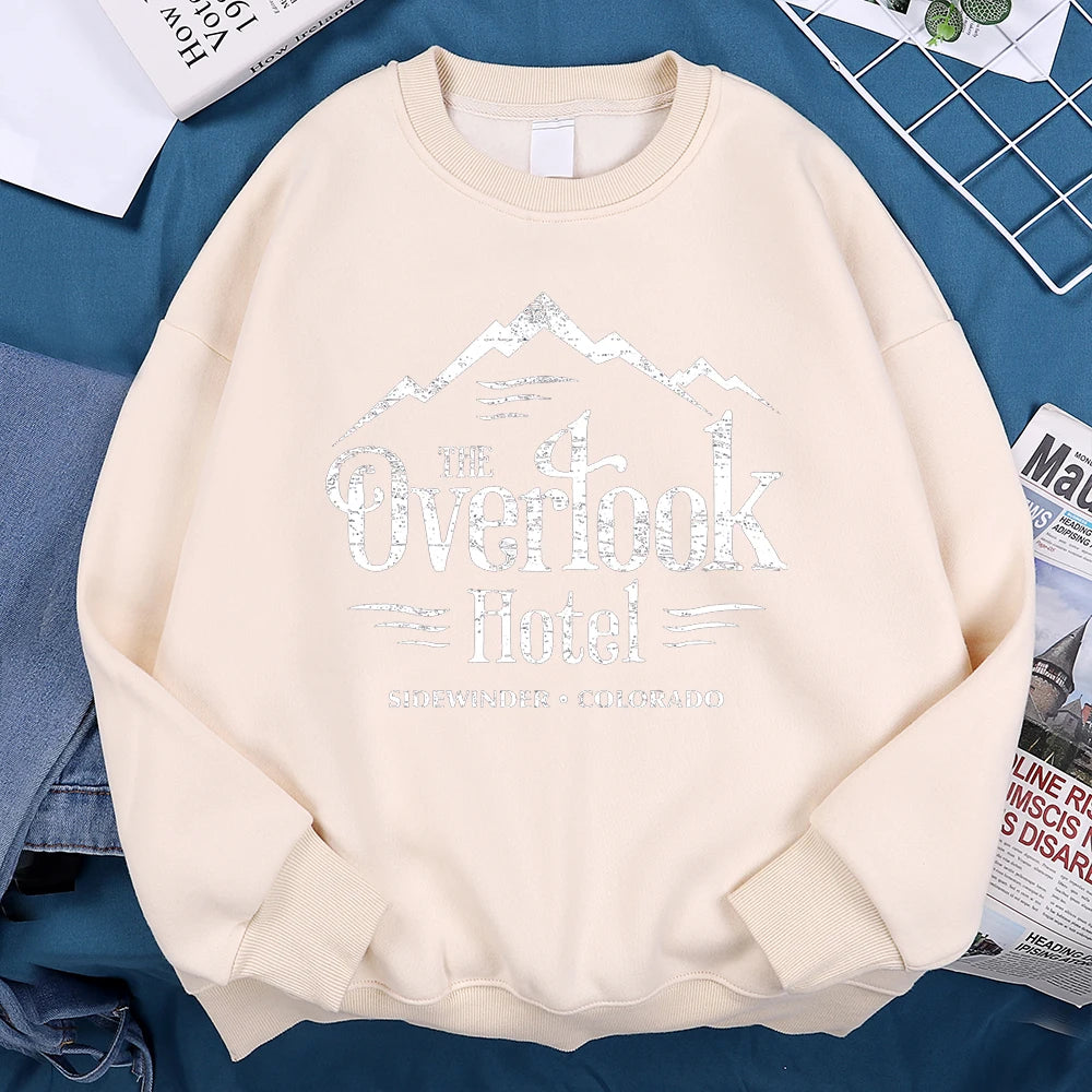 The Overlook Hotel The Shining Hoodies Man Crewneck Cartoon Sweatshirt Fleece Pullover Hoody Hip Hop Warm Fashion Hoodie Couple