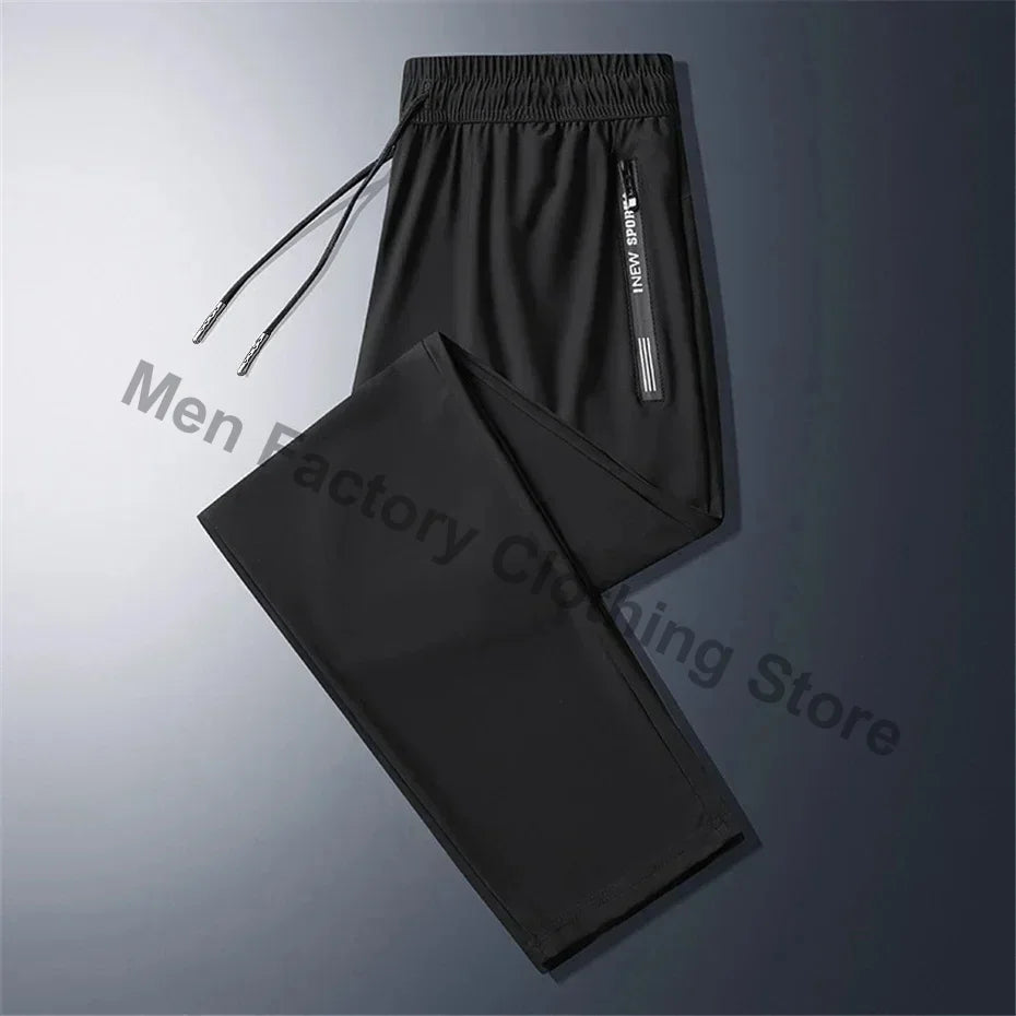 2025 Men's Sportswear Spring Summer Tracksuit 2 Piece Sets Sports Suit Sun Jacket+Pant Running Set Male Gym Exercise Clothing