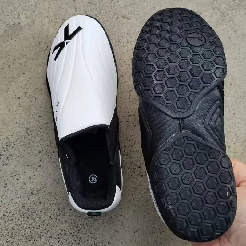 Children Taekwondo Shoes  Breathable Kids Martial Arts Karate Kung Fu Shoes Gym Fitness Workout Sports Body Building