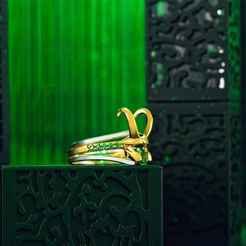 Fashion and personality three in one ring, European and American popular creative new jewelry