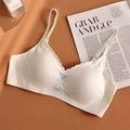 Women's Sexy Gathered Sports Bra Breathable Thin Backless Underwear No Steel Rings Comfortable Supportive Sports Bra for Women