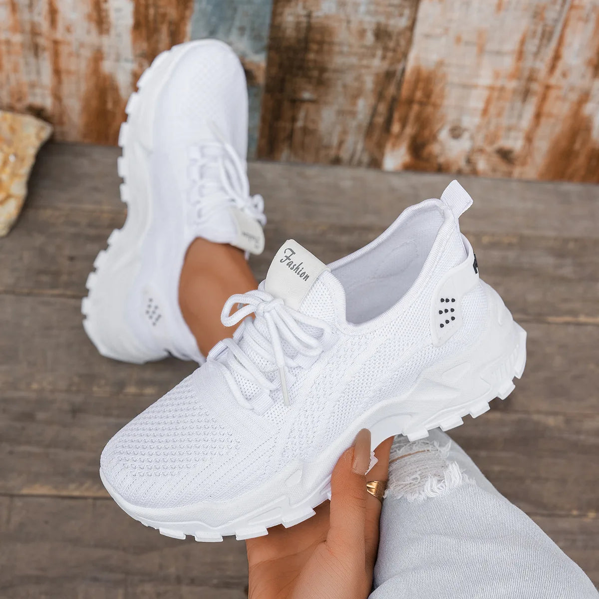 Women's shoes, women's sports shoes 2026 Women's shoes Breathable single-mesh dad shoes Women's casual and versatile sports shoe