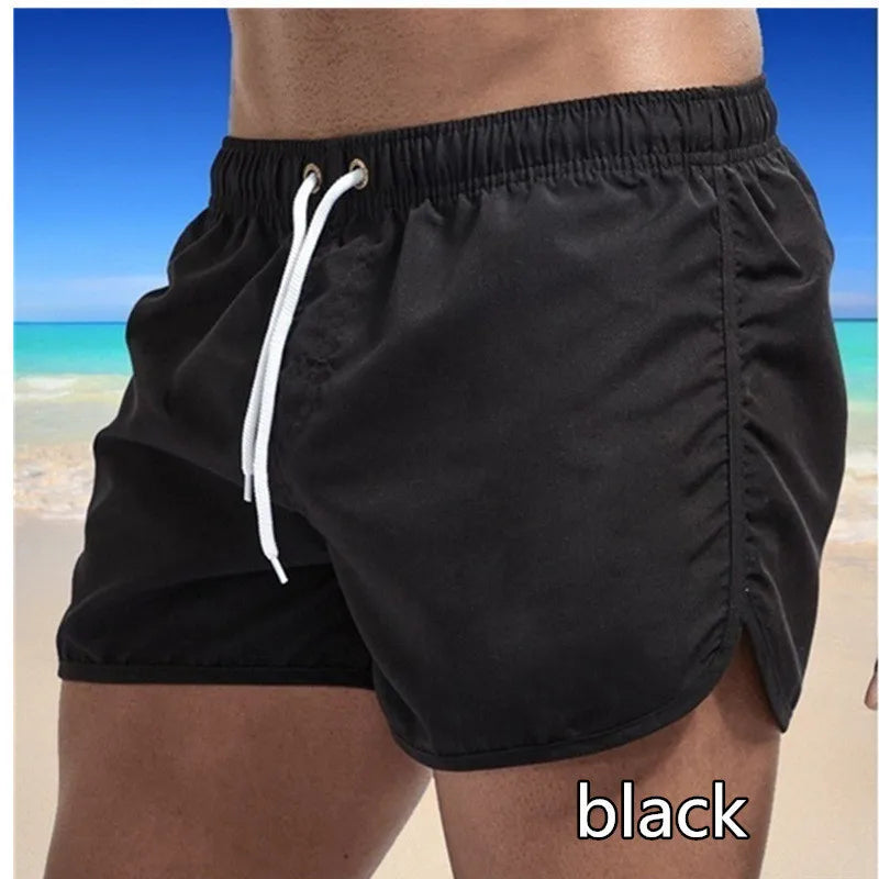 Shorts For Mens 2024 Summer Men's Swimwear Shorts Brand Beachwear Sexy Swim Trunks Men Swimsuits Low Waist Breathable Beach Wear
