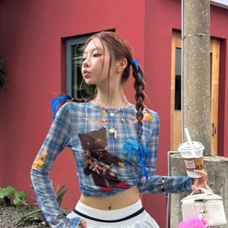 Furry Sexy Tank Top Women Gothic Y2k Clothes Crop Tops Streetwear Lace Up Knit Halter Top Straps Trend Summer Autumn Coats Chic