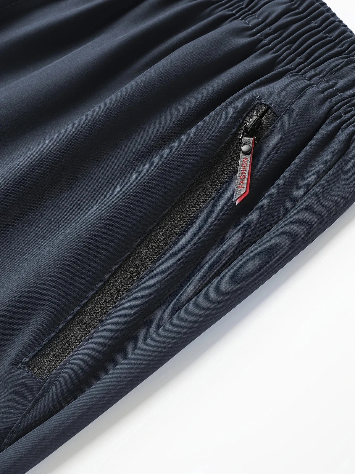 PROGRESS Printed Men's Casual Straight Pants Stretch Elastic Waist Jogger Korean Classic Blue Black Gray Male Brand Trousers