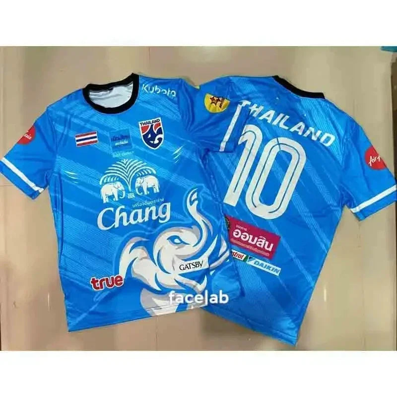 For Adults and Children, Thai War Elephant Print High Quality T-shirt Crewneck Racing Shirt Quick Drying Sports Fan Is New on Th