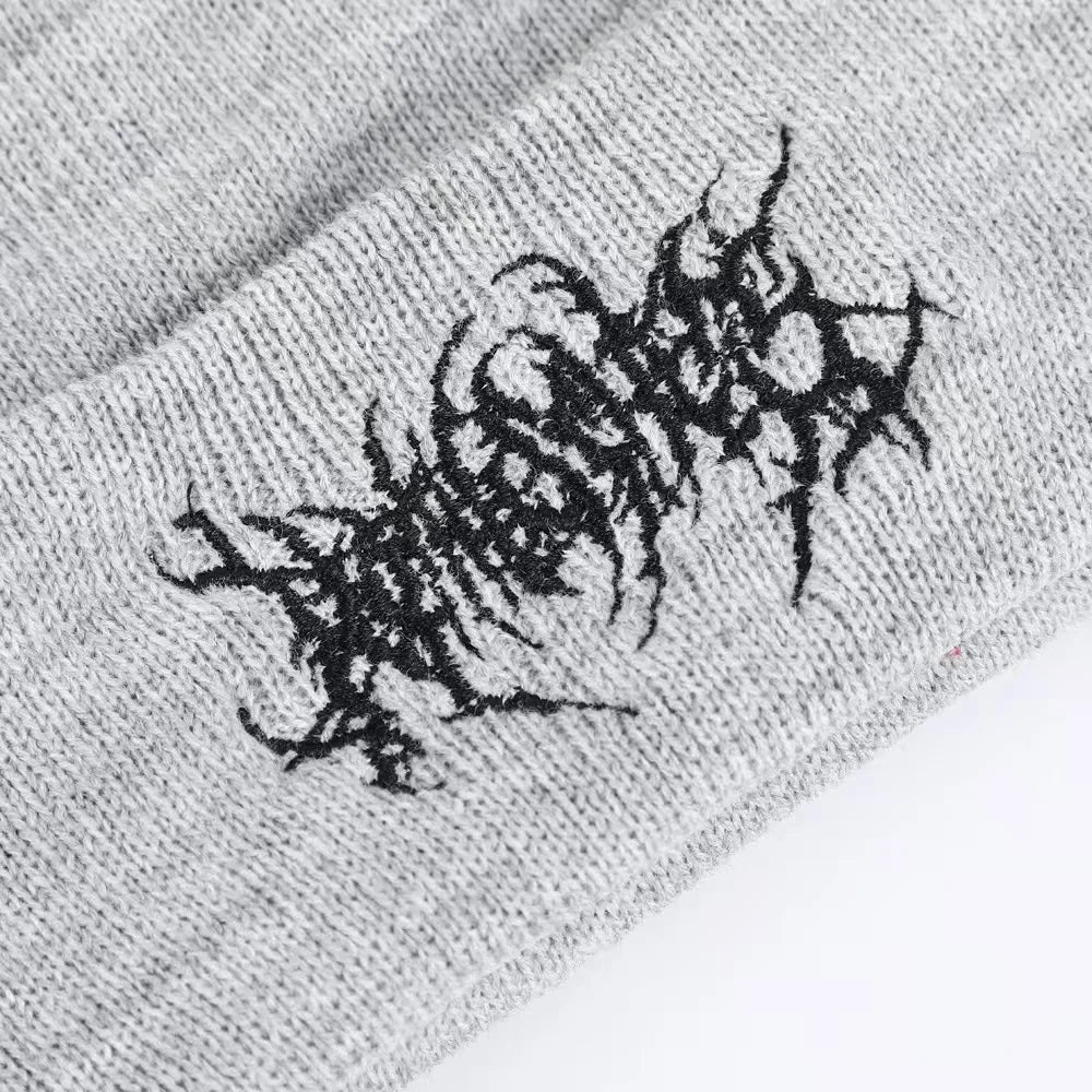 Men's Personalized Street Hip Hop Embroidered Knitted Hat