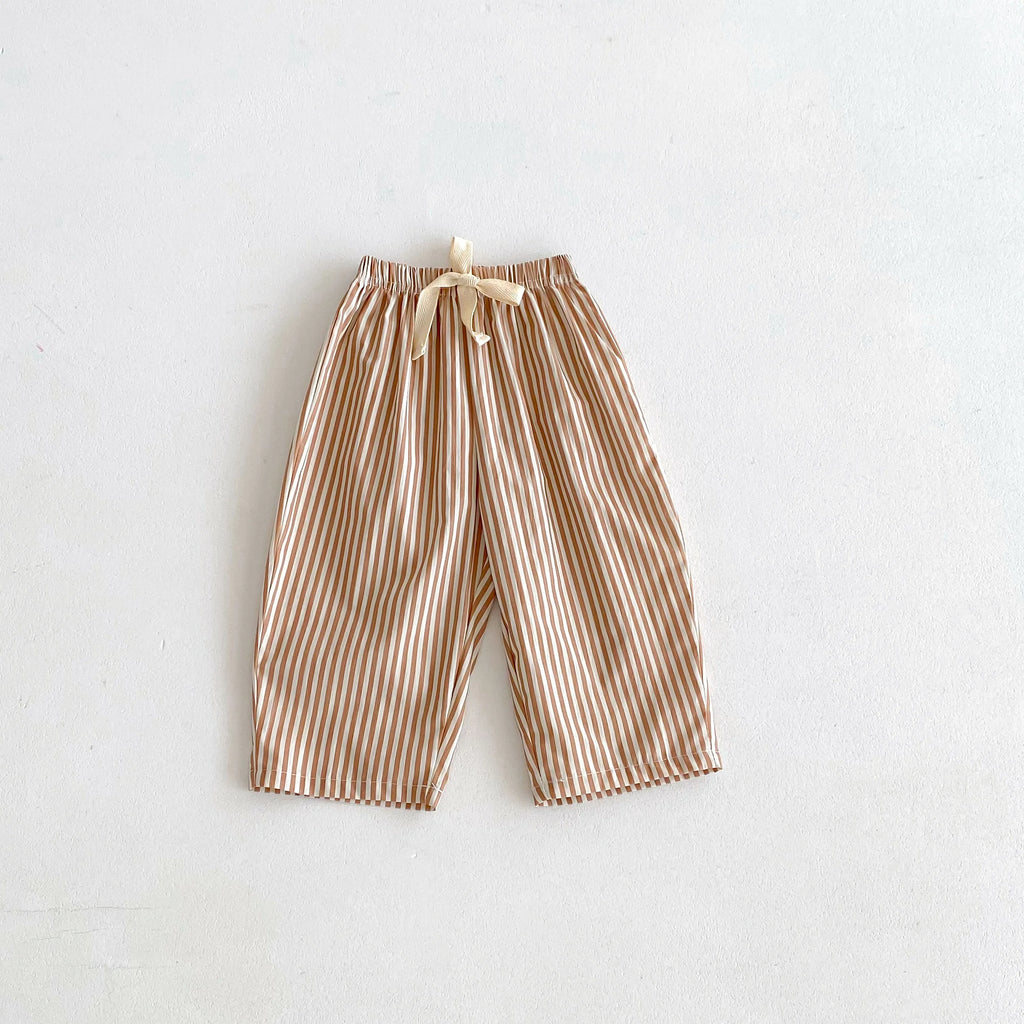 Fashion Striped Trousers For Children's Clothes Summer Thin Loose Casual Kids Harem Pants Toddler Costume Boys Girls Long Pant