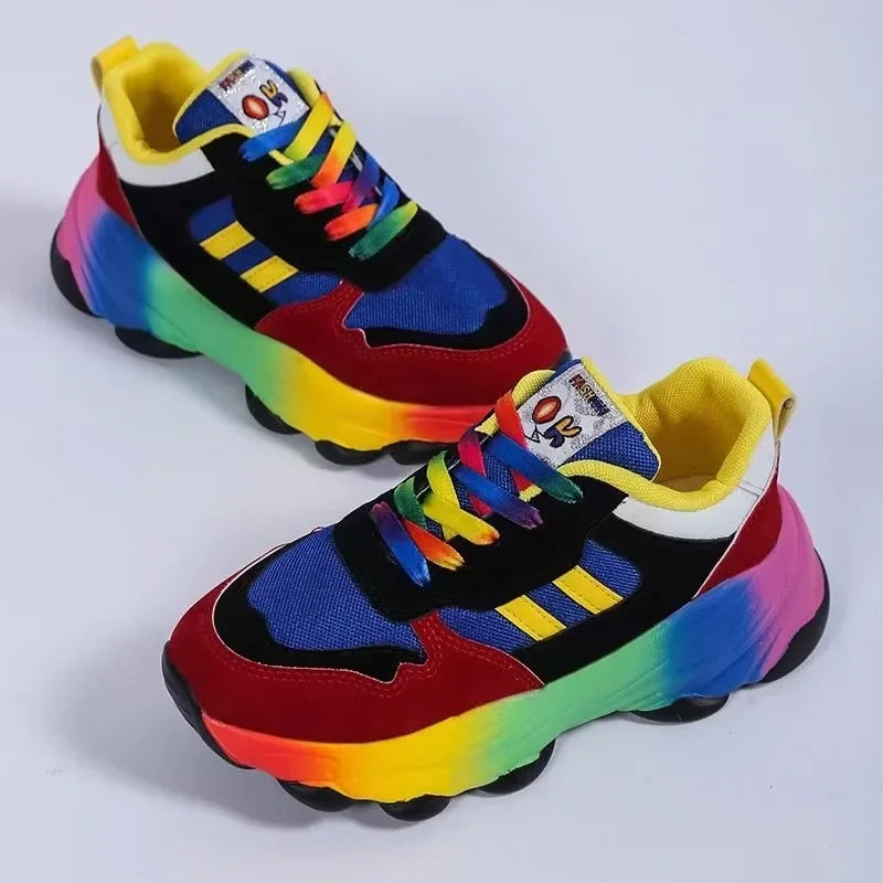 Women Sport Sneaker Tennis Running Shoes Female Casual Platform Fashion Footwear Basket Comfortable Elegant Athletic Trend