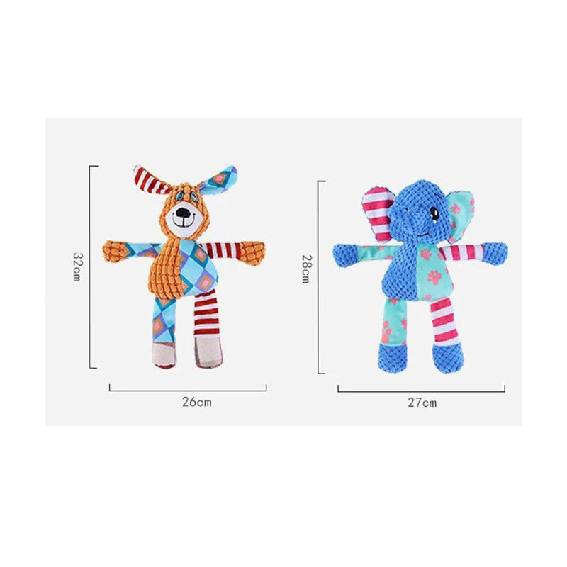 1/2 Pcs Pet Toys Dog Toys Plush Toys Bite Resistant Grind Teeth Relieve Boredom Make Noise Pet Supplies