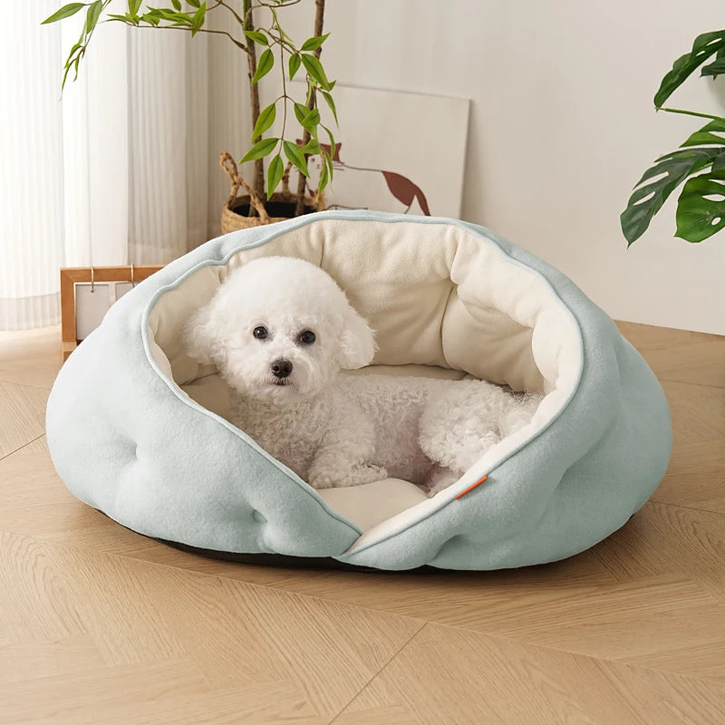 Dog Bed for Large Medium Small Dogs,Washable Sleeping Puppy Bed,Soft Calming Cat Beds for Cats,Pet Sofa Bed,Anti-Slip Bottom