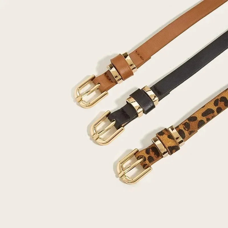 Designer Fashion Belts for Women Black PU Leather Waist Belt Ladies Strap for Dresses Stylish Belt Female Accessory CY06