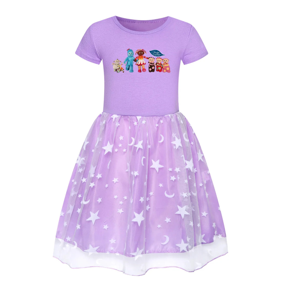 In The Night Garden vestido Kids Carnival Cosplay Dress Baby Girls Lace Casual Dresses Children Birthday Party Halloween Costume