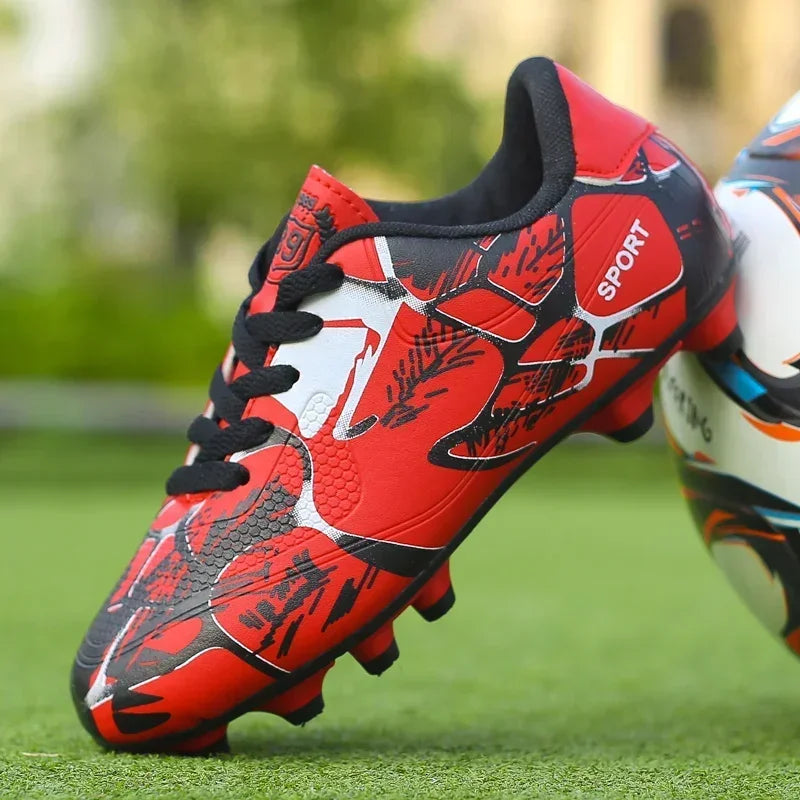 New Men Kids Soccer Shoes Non-Slip Grass Football Boots Boys Cleats Adult Professional Ultralight Training Shoes Drop Shipping