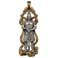 Men's Trident Necklace - Hip Hop Street Style, Bold & Stylish Pendant, Unisex Statement Jewelry for Men & Women