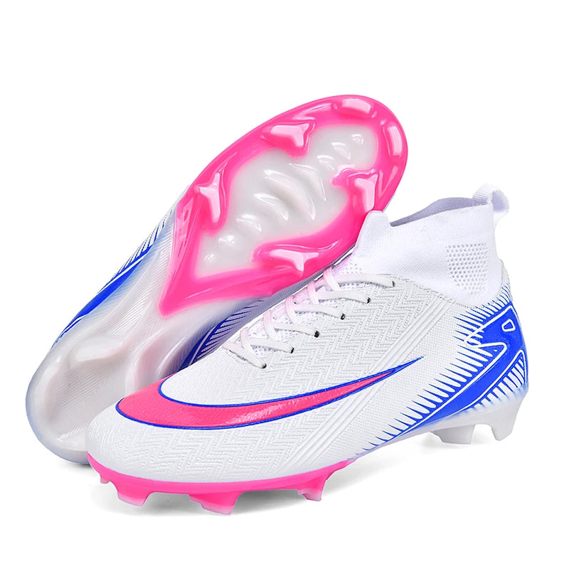 New Men Football Boots Kids Cleats Grass Soccer Shoes Futsal Indoor Ankle Match Training TF/FG Hot-selling Sport High-quality