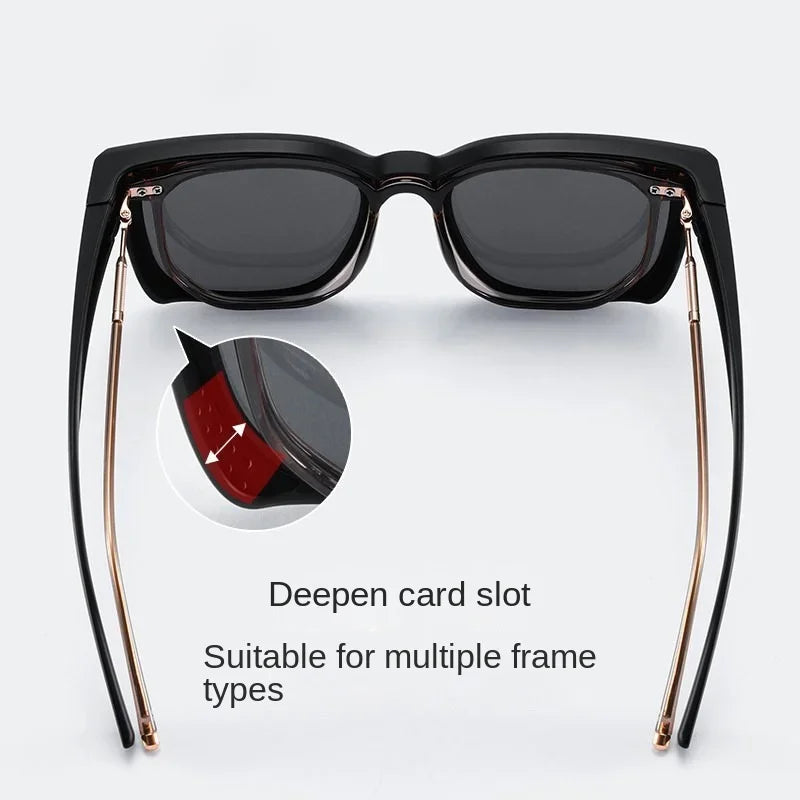 Sunglasses Fit Over Glasses, Polarized 100 percent UV Protection Wrap-around Sunglasses for Women Driving