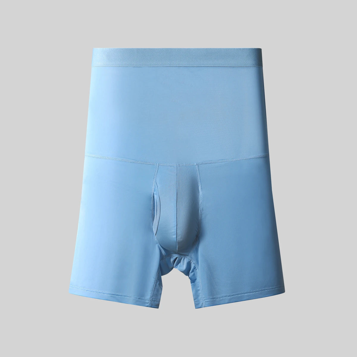 Men's sports underwear: high-waisted, belt-curving, plus-size, lengthened, anti-leg chafing, waist-protecting, flat-cut shorts